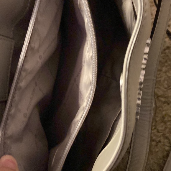 A grey Michael Kors chain purse. All grey and silver leather - Picture 8 of 8